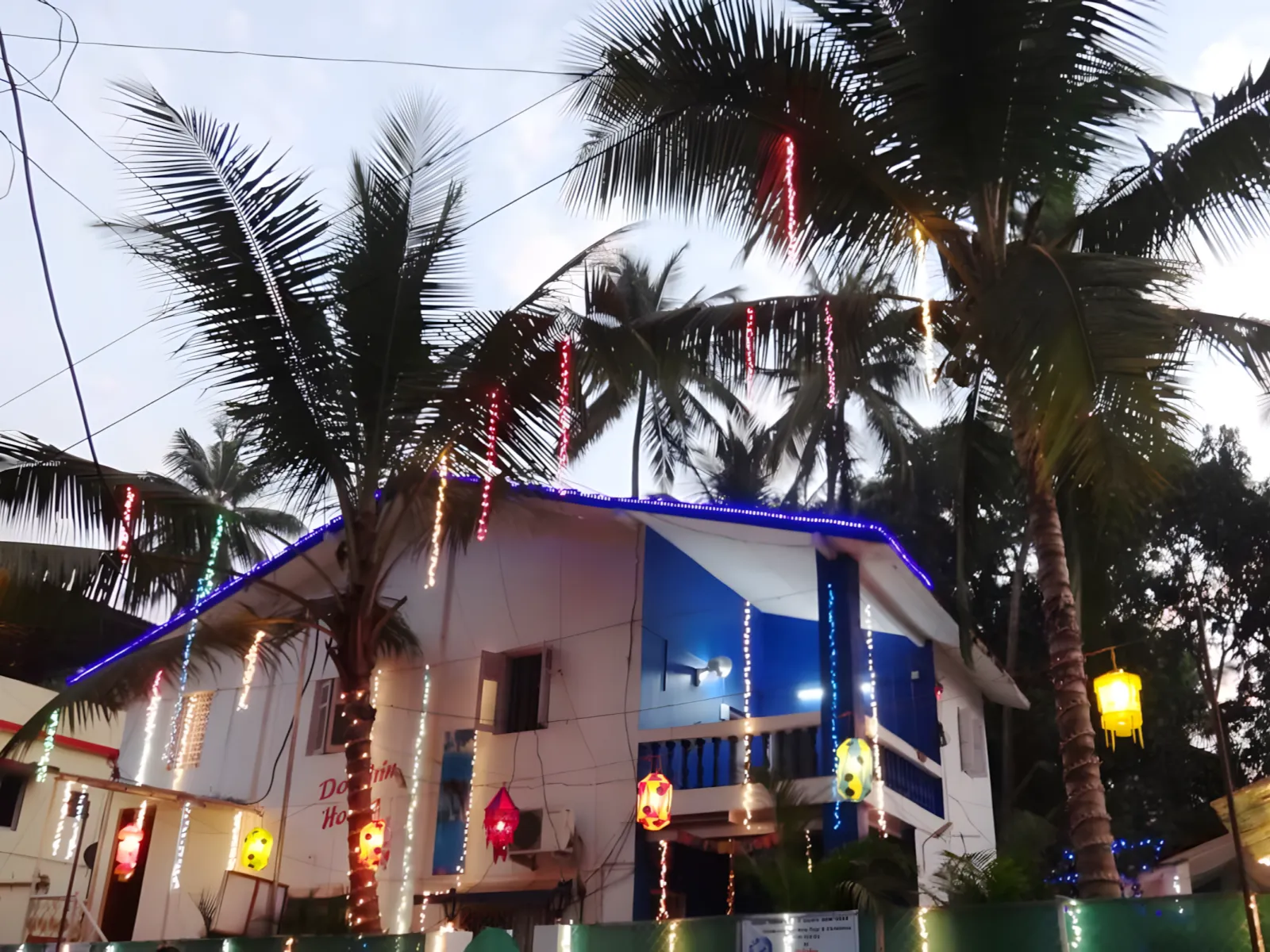 Dolphin House beach resort front view in Nagaon Alibaug near Nagaon Beach