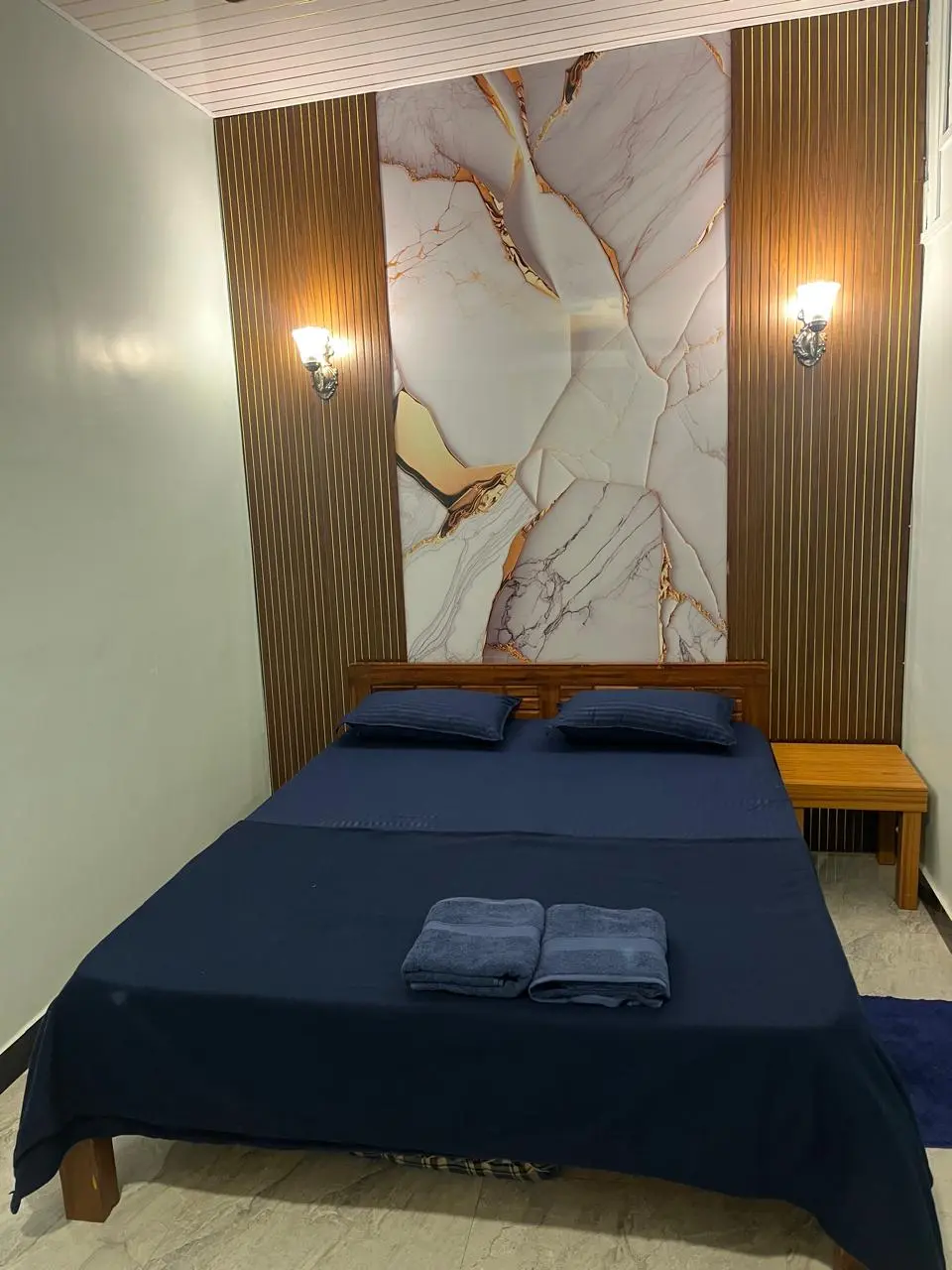 Standard room interior at Dolphin House beach resort Nagaon Alibaug