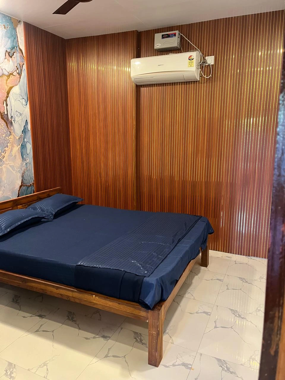 Deluxe family room balcony and poolside stay at Dolphin House beach resort Nagaon Alibaug
