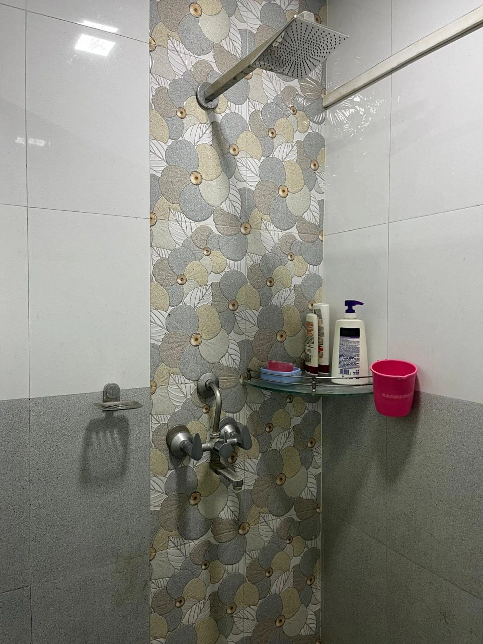 Deluxe family room bathroom at Dolphin House beach resort Nagaon Alibaug