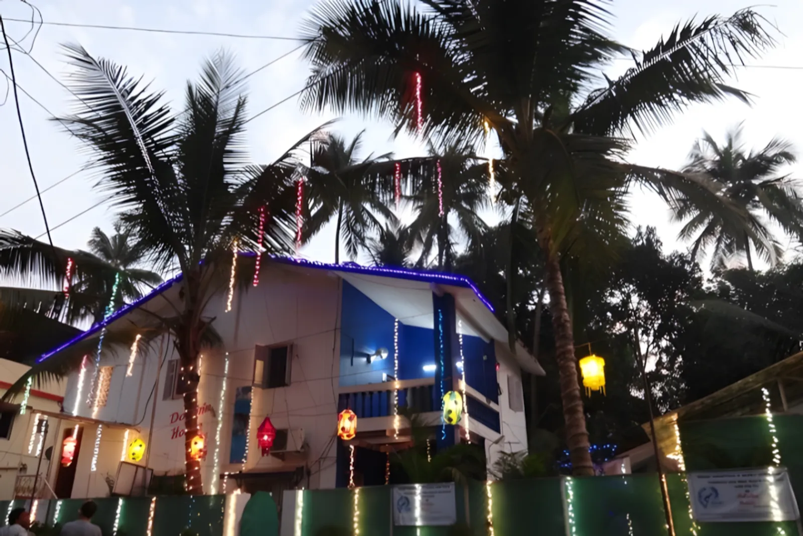 Dolphin House Beach Resort front entrance in Nagaon Alibaug