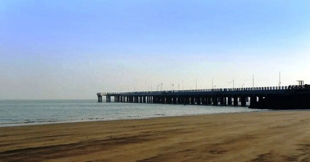 Mandwa Beach near Alibaug ferry route and Dolphin House resort