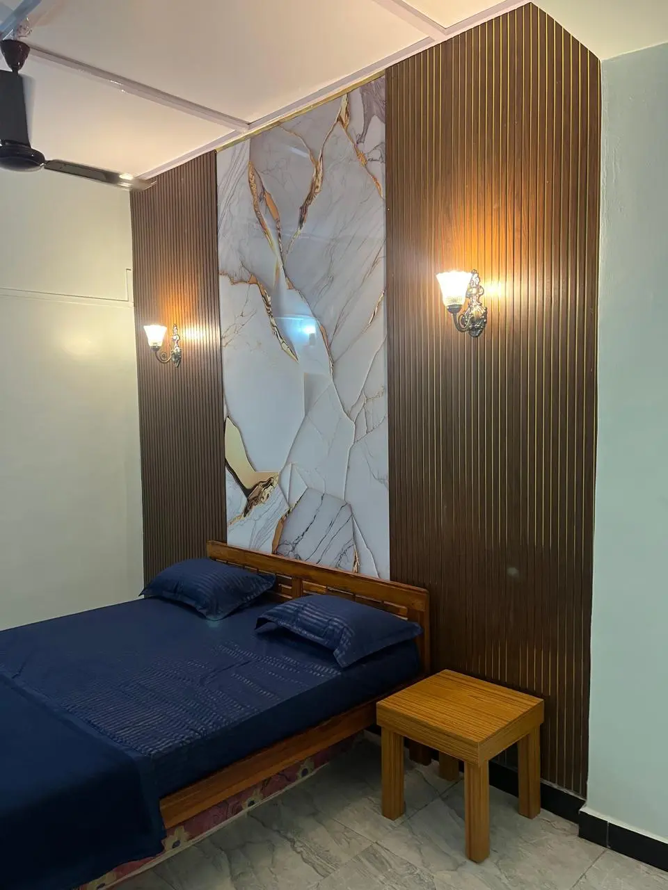 Deluxe couple room near Nagaon Beach at Dolphin House resort in Alibaug